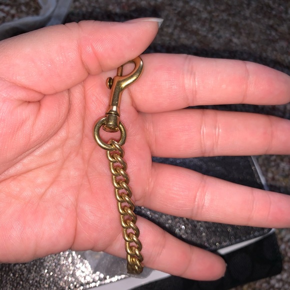 Coach Metallic Colorblock Turnlock Chain Crossbody - Picture 5 of 7